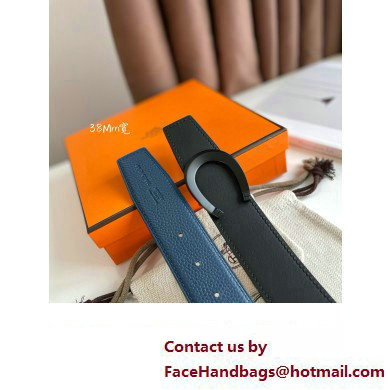 Hermes Luck belt buckle  &  Reversible leather strap 38 mm 03 2023